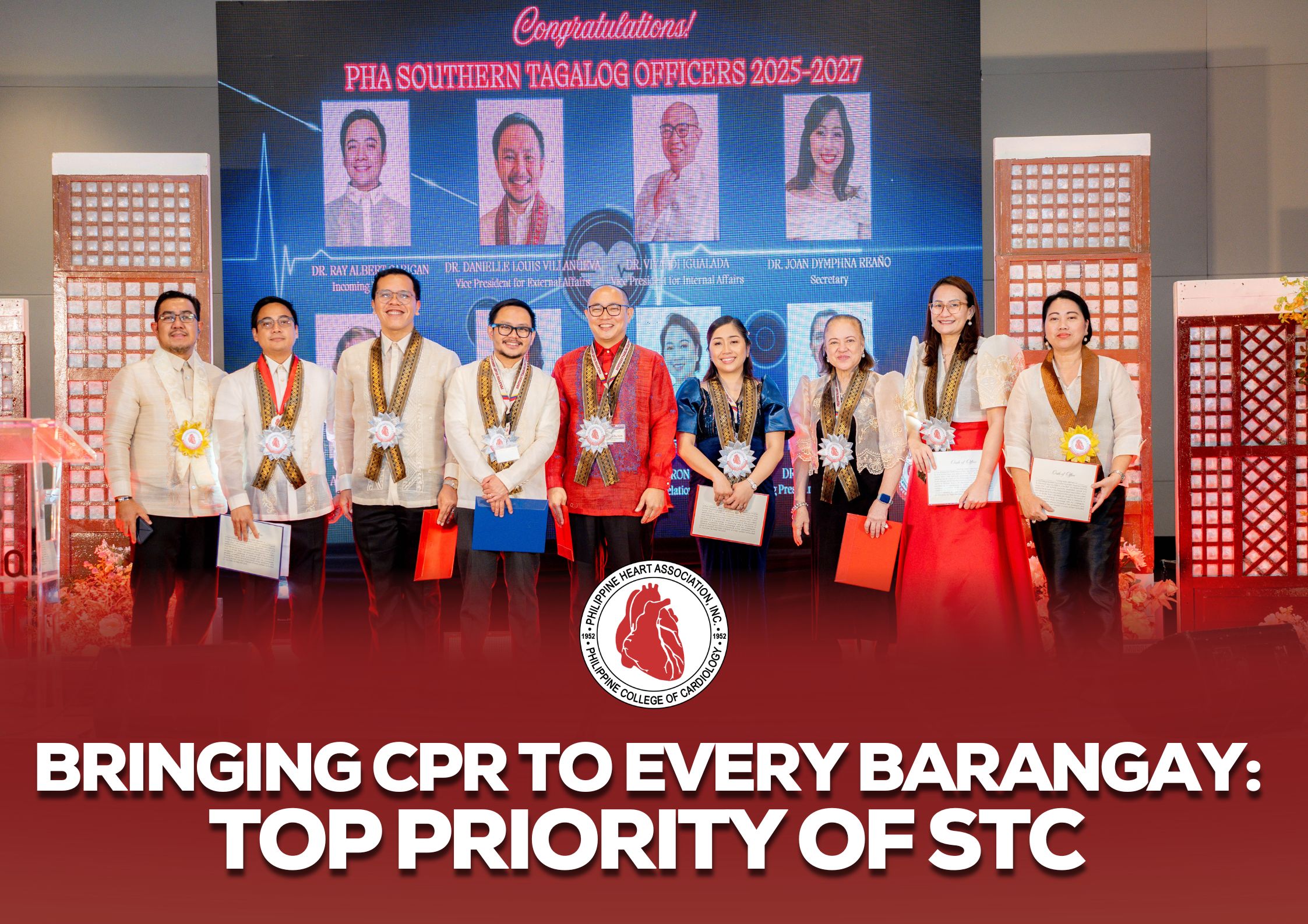 Bringing CPR to every barangay: Top priority of STC